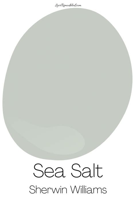 Sherwin Williams Sea Salt Paint Color Love Remodeled