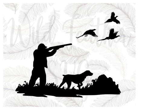 Pheasant Hunter Svg Hunting Dog Svg Cut File Svg File Etsy Denmark