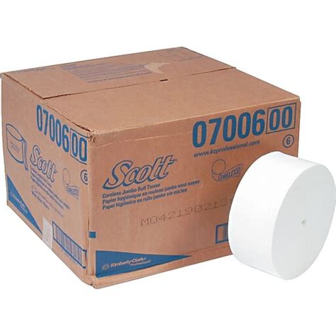 Scott® Jrt Coreless Toilet Paper High Capacity Jumbo Roll 2 Ply 12