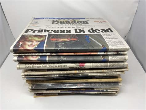 Lot 216 Collection Of Vintage Newspapers Adams Northwest Estate