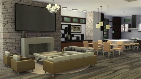 Mattina No Cc Modern Home By Kokosas At Mod The Sims Sims 4 Updates