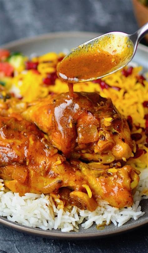Add the chicken, cook 5 minutes, stirring occasionally. Persian Saffron Chicken - Easy Recipes for Yummy Food