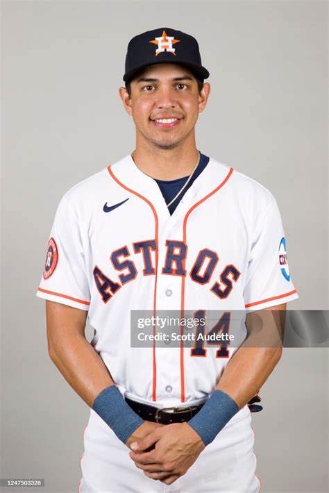 Mauricio Dubon Of The Houston Astros Poses For A Photo During The
