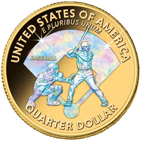 The Holographic Gold Plated Celebrating America Quarters Collection