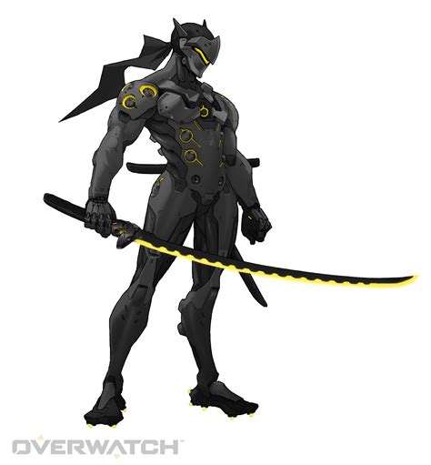 Black Genji Yellow Overwatch By Plank 69 On Deviantart