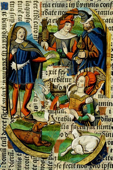 Annes Creative Cornucopia Medieval Collage Postcard