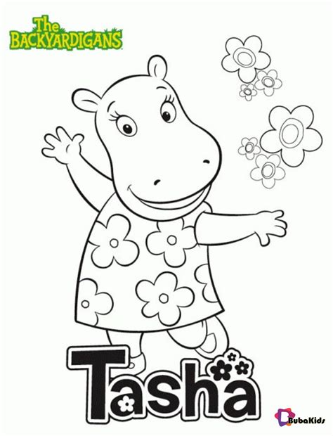 The backyardigans coloring book for kids, children, toddlers,. Tasha From The Backyardigans Coloring Pages | Cartoon ...