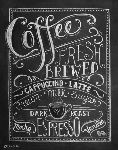 7 Best Images Of Coffee Chalkboard Printables Coffee Bar Chalkboard