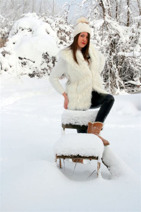 Free Images Snow Girl White Chair Weather Blonde Season