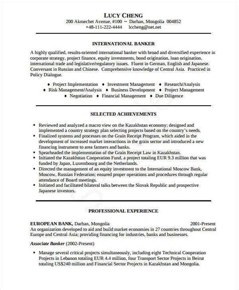 Try to add the duties that the particular job is looking for. 30+ Basic Banking Resume Templates - PDF, DOC | Free & Premium Templates