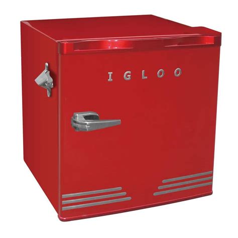 IGLOO Compact Refrigerator 1 6 Cu Ft Mini Refrigerator In Red Red