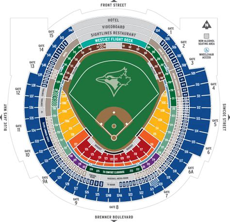 Rogers Center Seating Plan Cars Race O Rama Toys