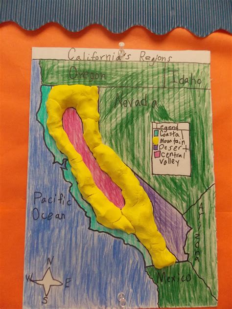 California Map Project 4th Grade Map