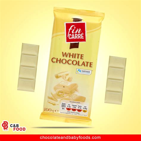 Lidl Fin Carre White Chocolate Bar Gm Cut Price BD