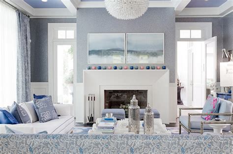 Blue And White Interiors Living Rooms Kitchens Bedrooms And More
