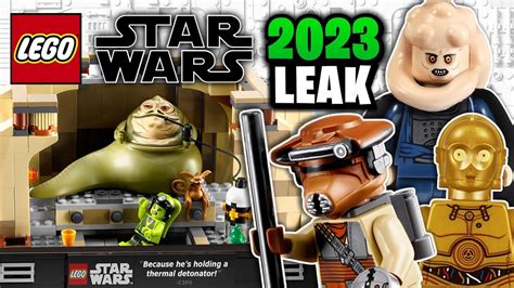 Lego Star Wars Jabbas Throne Room Diorama Leak Moulded Jabba
