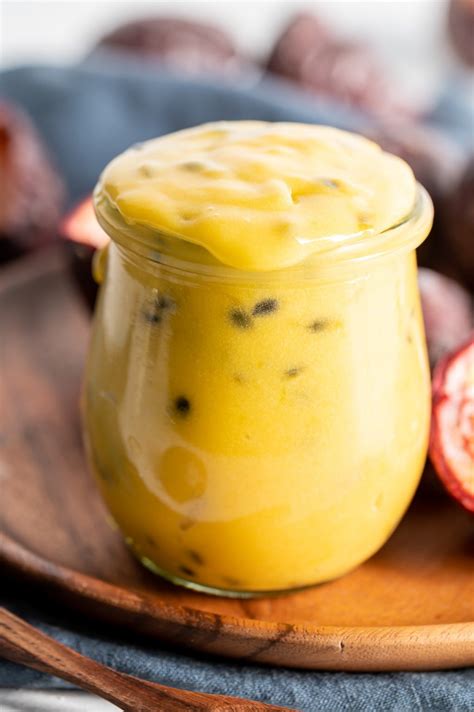 Easy Passion Fruit Curd Recipe With Fresh Passion Fruit