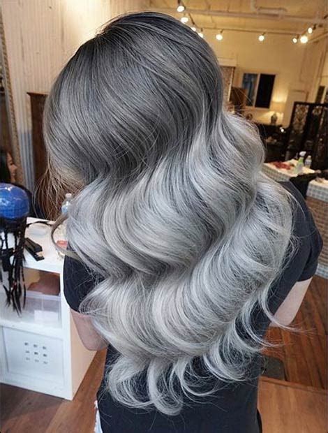 So as to get a good grey shade, one should first of all bleach her hair. 21 Stunning Grey Hair Color Ideas and Styles | StayGlam