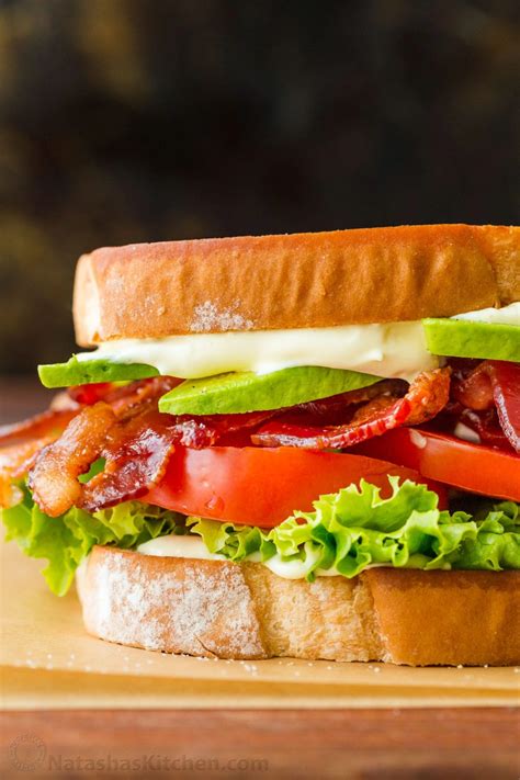 The Ultimate Blt Sandwich With Toasted Bread Crisp Bacon Tomato Avocado And A 3 Ingredient