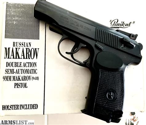 Armslist For Saletrade Russian Makarov Ij 70 9mm 1993 In Original