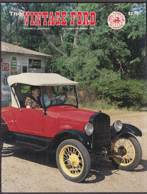 Vintage Ford Model T Club Magazine 11 12 1986