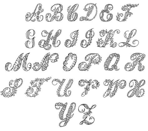 Free Fancy Letters Of The Alphabet Fancy Writing Alphabet Fancy