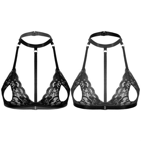 Women Sexy Underwire Push Up Shelf Bra 12 Cup Hollow Out Unlined Bra