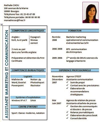 Modele De Cv Ans