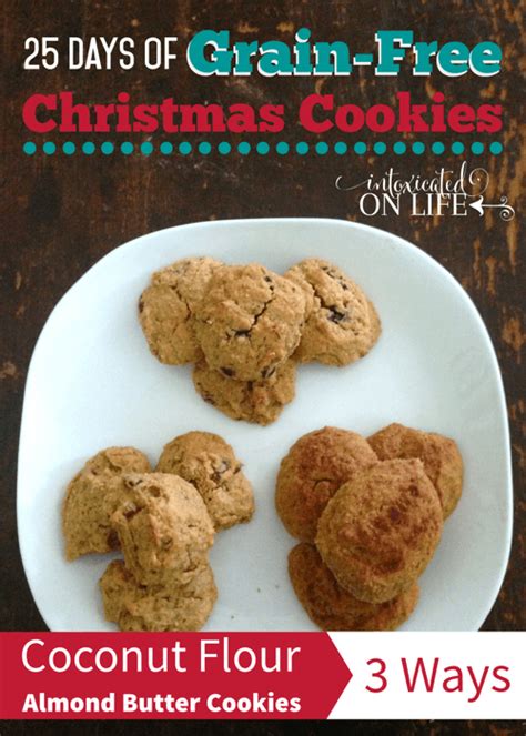 For chewiest cookies, enjoy these warm from the oven. Coconut Flour & Almond Butter Cookies (Grain-Free)