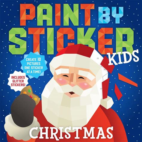 Paint By Sticker Kids Christmas By Workman Publishing Paperback Book