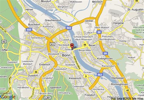 Bonn Carte Et Image Satellite