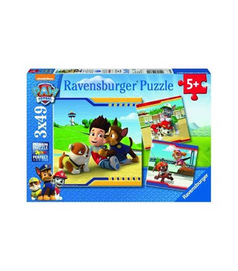 Paw Patrol 3 X 49 Piezas Juego De Mesa Ravensburger Distribuidor España