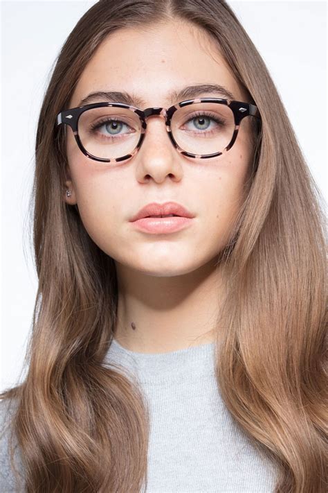 Atomic Gray Floral Full Rim Eyeglasses Eyebuydirect Canada