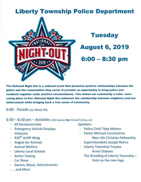 National Night Out 2019 Veterans Outreach