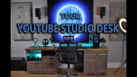 My New Desk And Youtube Studio Update Tour Youtube