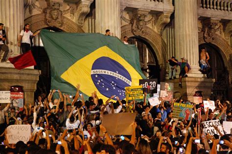 Middle Class Brazil Finds Its Voice In Protests Wsj