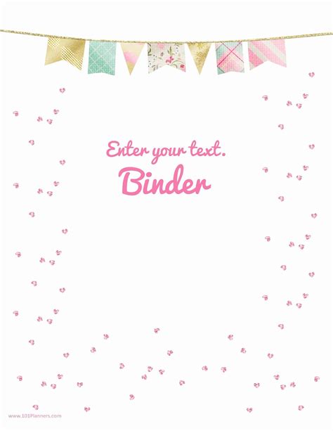Free Binder Cover Templates Customize Online And Print At Home Free