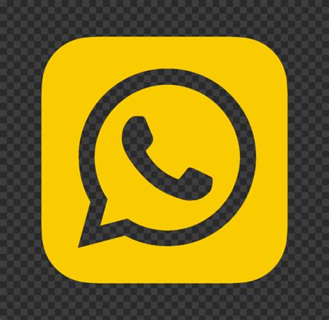 Hd Yellow Neon Light Whatsapp Round Circle Logo Icon Png Citypng