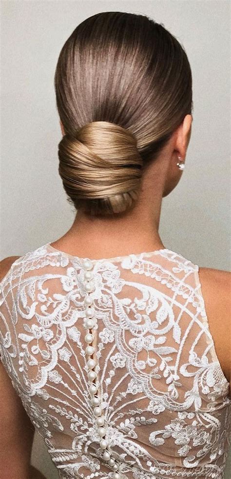 75 Trendiest Updo Hairstyles 2021 Sleek Bridal Low Bun