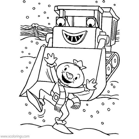 Bob The Builder Coloring Pages Characters Lofty And Spud XColorings Com