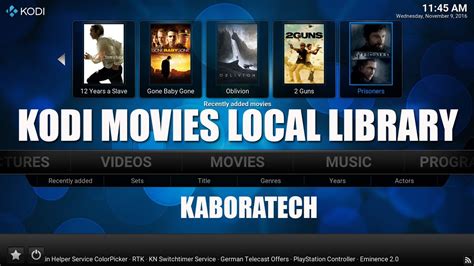 How To Add Your Movie Collection On Kodi Youtube