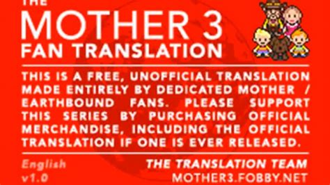 Mother 3 Fan Translators Offer Their Work To Nintendo For Free Game