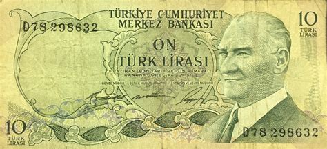 10 Turkish Lira Turquie Numista