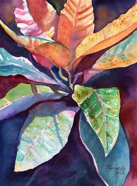 Colorful Tropical Leaves 3 Art Print By Marionette Taboniar Art De La