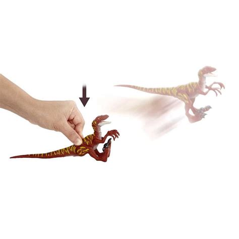 Figura Dinossauro Velociraptor Ataque Selvagem Jurassic World Mattel Superlegalbrinquedos