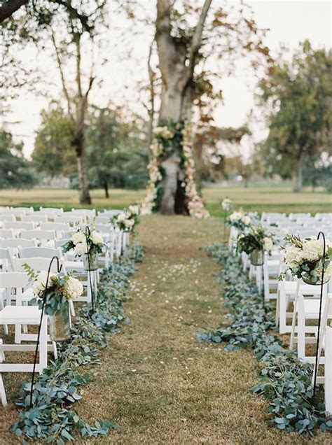 34 Stylish Outdoor Wedding Aisle Décor Ideas Chicwedd