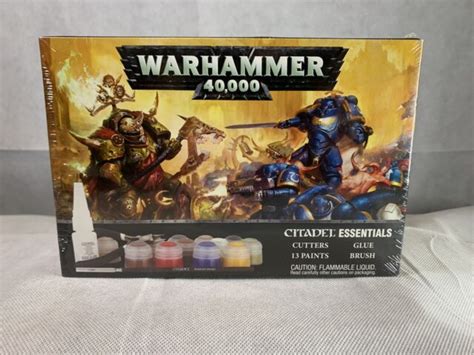 Games Workshop Warhammer 40k Citadel Paint Essentials Set For Sale
