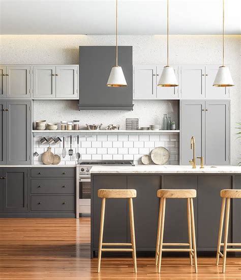 Two Tone Grey Kitchen Cabinets Besto Blog