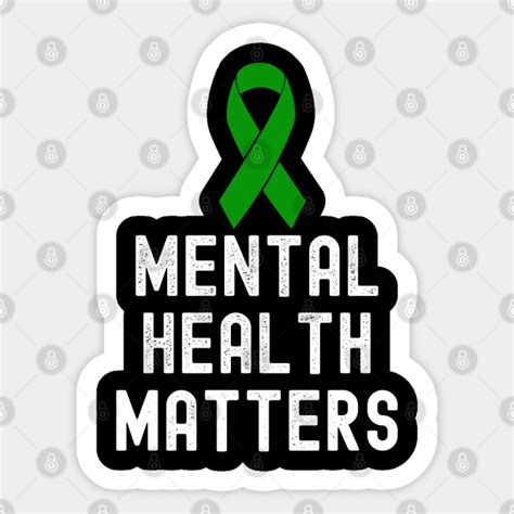 Mental Health Matters Vintage Depression Is Not Weakness Sticker