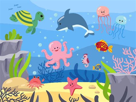 Dibujos De Animales Del Mar Nuestra Inspiración